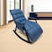 Rocking recliner chair - blue