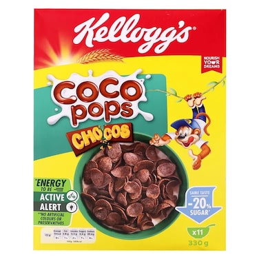 Kellogg's Coco Pops Chocos Cereal 330g