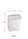 Twin Tub Washing Machine 10 kg SRWM-10TT White  (Installation Not Included)