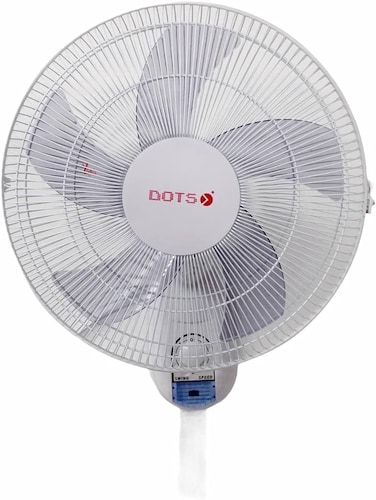 Dots Wall fan 16", 3 Speed Control, TFW-B04, Blue