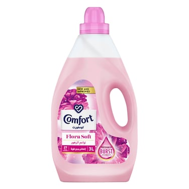 Comfort  Fabric Softener,  Flora Soft, 3L