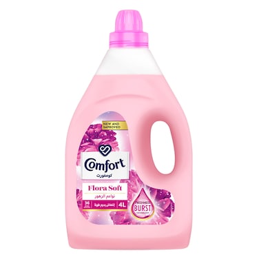 Comfort  Fabric Softener,  Flora Soft, 4L