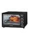 36L Electric Oven With Convection And Rotisserie Function   Perfect For Grilling, Toasting, And Roasting   60 Minute Timer With Bell 1500 W STO-731 Black