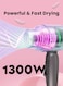 Hair Dryer SHD-5005N - 1000W - 1300W, 2 Speed Blow Dryer with 2 Heat Settings, Cold &amp; Hot Wind, DC Motor   Hair Care Essentials black