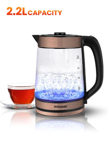 غلاية من الزجاج 2.2L 1500 W SKT-1809