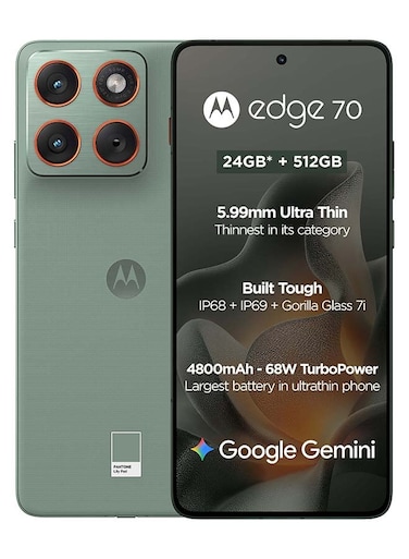 موتورولا - إيدج 70 XT2601-2 بشريحتين 5G 12 جيجابايت رام 512 جيجابايت لون بانتون ليلي باد إصدار الشرق الأوسط