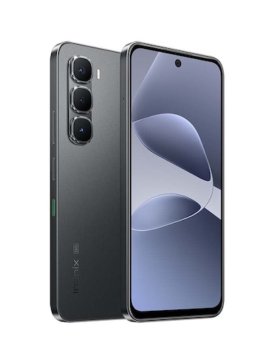 انفينيكس - هوت 60 5G X6726 بشريحتين 8 جيجابايت رام 256 جيجابايت أسود أنيق إصدار السعودية