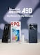 آيتل - A90 إصدار خاص A6610L 4G بشريحتين 3+5 جيجابايت رام 64 جيجابايت أسود ستارلايت إصدار الشرق الأوسط