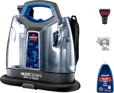Bissell Handheld Spot Cleaner, Stain Portable Carpet Cleaner (47202), Permanently Removes Tough Stains, 47202, Black &amp; Blue