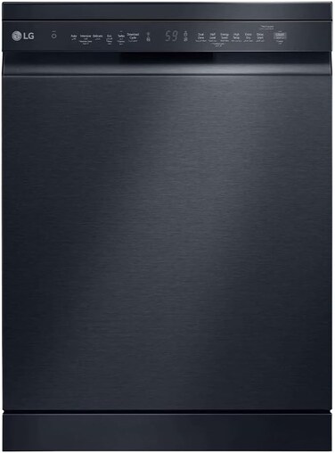 LG 14 Place Setting Dishwasher, Black Color, Quad Wash, Easy Rack Plus, Less Noise, Dual zone Wash, Turbo Cycle, Inverter Direct Drive Motor (Installation Not Included)