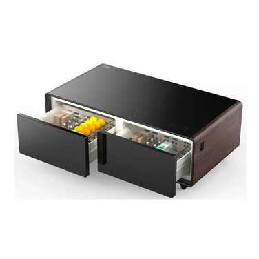 Xper Smart Table With Built-In Refrigerator 135L Wooden XPSTF-135WD-24 (Installation Not Included)