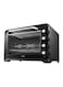 Haam Oven With Grill And Fan - 80 Liters - Black - 2400 Watt - Non-Stick - HMTO80L-19