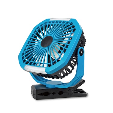 STARGOLD Rechargeable Clip Fan 8 Inch 6.6w AC/DC With LED Light