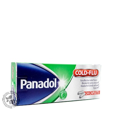 Panadol Cold &amp; Flu Green Tab 24'S