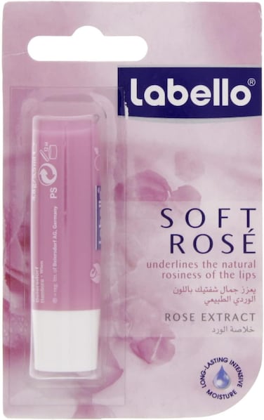 Labello Lip Care Soft Rose 4.8G