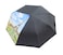 3 Fold Black Color UV Protect Umbrella with Paris Print