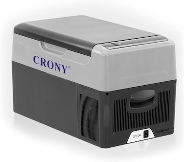Crony Portable Electric Car Fridge - C22(22L) Fast Cooler Travel Refrigerator Freezer (-20&deg;C To 20&deg;C) Compressor 12V/24V Electric Cooler App Control For Outdoor Camping RV Truck Boat Ice Cube