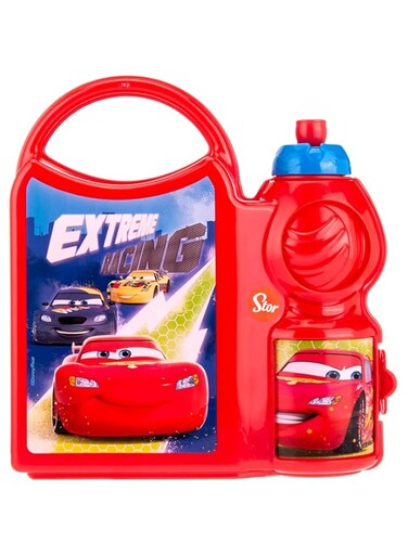 AKDC SNACK BOX W/WATER BOTTLE 7CMX19CMX20CM Red 8412497227716