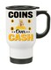 Crypto Currency Bitcoin Travel Mug for Bitcoin lovers and Traders Design 8