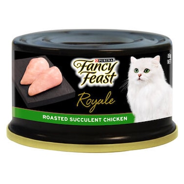 Purina Fancy Feast Royale Cat Wet Food Roasted Succulent Chicken 85g- Pack of 24