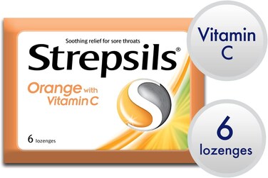 Strepsils Vitamin C 24 Lozenges - Orange