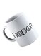 Your Wall Hodor Game of Thrones Coffee Mug White/Black