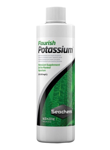 مكمل فلوريش بوتاسيوم لنباتات حوض السمك متعدد الألوان 250ملليلتر