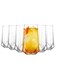 6-Piece Valeria Long Drink Tumbler Set &acirc;&euro;&ldquo; 460 ml &acirc;&euro;&ldquo; Clear Glasses for Water, Juice &amp; Cocktails