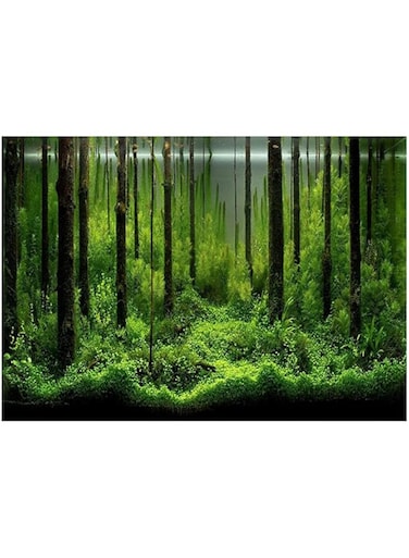 Xuzuyic Fish Tank Background, Tank Background Poster Aquarium Background Poster for Aquarium for Free Removal and Replacement for Fish Tank(122 * 46cm, 12)