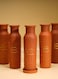 MY KALASH 100% Terracotta (Mitti) Bottle   Travel Friendly, Amazing Desk Bottle   Leak Proof and Keeps Water Cold   800ml Capacity Water Bottle with Free Jute Bag   Environment Friendly