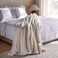 Home Cozevia Flannel Blanket - Cream
