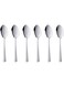 6-Piece Stainless Steel Dinner Spoons Heavy-duty Spoons Cutlery Set