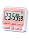 Digital Kitchen Timer 24 Hour Clock and Alarm Function with Silent or Alarm Manual Switching Count UP or Down and Memory Function for Cooking, Baking, Meeting