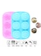 food grade silicone cake mold handmade 6-cavity rose flower high temperature resistant ice cube candy chocolate cake biscuit cupcake baking mold