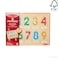 Melissa and Doug Lift &amp; See Numbers Wooden Peg Puzzle MD50126