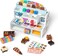 Melissa &amp; Doug Chocolate Factory &ndash; 22-Piece Wooden Pretend Play Candy-Making Set With Molds, Toppings, Tools &amp; Packaging &ndash; Fine Motor Skills, Role-Play &amp; Imaginative Fun for Kids Ages 3+, MD50216