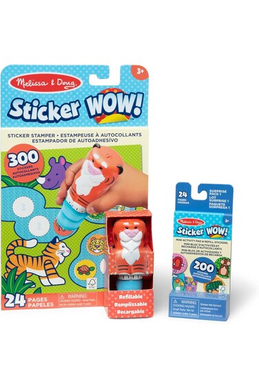 Melissa &amp; Doug Sticker Wow Tiger Bundle