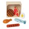 Melissa &amp; Doug Wooden Food Groups Play Set &ndash; Protein &ndash; 9-Piece Pretend Play Set With Meat, Fish, Chicken, Eggs &amp; More &ndash; Educational Wooden Toy for Kids Learning About Nutrition Ages 3+, MD95208
