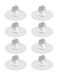 Cabinet Drawer Knobs, Diamond Crystal Shaped Pulls Handles for Kitchen Cupboard, Dresser, Furniture, Self-Adhesive Drill Free Push Pull Knobs (8 pcs)