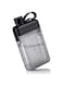 Excefore Portable Plastic Liquor Flask - Flat Square Water Bottle for Travel, Sports, Camping, and Fitness - 1 Piece