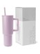40 oz Tumbler with Handle and Straw Lid, 100% Leak-proof Travel Coffee Mug, Stainless Steel Insulated Cup for Hot Cold Beverages, Keeps Cold for 34Hrs or Hot for 10Hrs, Dishwasher Safe