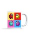 Among Us Printed Coffee Mug White/Red/Blue
