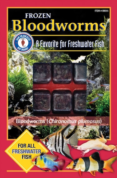 San Fransisco Bay Brand Bloodworms Frozen GMDRP  40 Ct  85g