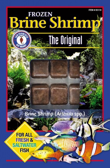 San Fransisco Bay Brand Brine Shrimp Frozen Flat 4 Oz  113g