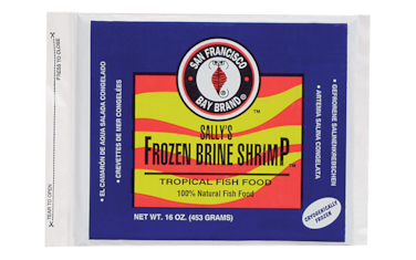 San Fransisco Bay Brand Brine Shrimp Frozen Flat 16 Oz  453g