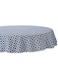 DII Lattice Tabletop Collection, Tablecloth, 70" Round, Nautical Blue
