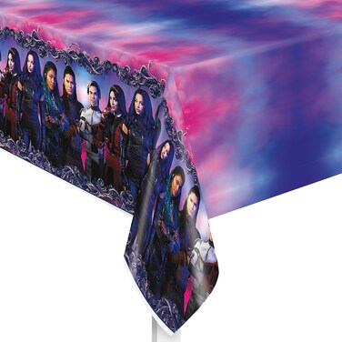 Unique Disney Descendants 3 Rectangular Plastic Tablecover - 1 Pc - one size
