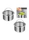 Pack Sink Strainer 304 Stainless Steel Kitchen Sink Strainer Anti-Clogging Drain Filter Strainer Kitchen Sink Drain Strainer and 1.6 Inch Deep Kitchen Sink Strainer