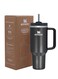 Quencher H2.0 FlowState Vacuum Insulated Tumbler &acirc;&euro;&ldquo; 40 oz Black Stainless Steel Travel Mug with Lid &amp; Straw   Double-Walled Leakproof Design Keeps Drinks Hot for 7 Hours &amp; Cold for 24 Hours   Durable &amp; Portable   Perfect for Coffee, Water, Smoothies, Iced Tea, and On-the-Go Hydration
