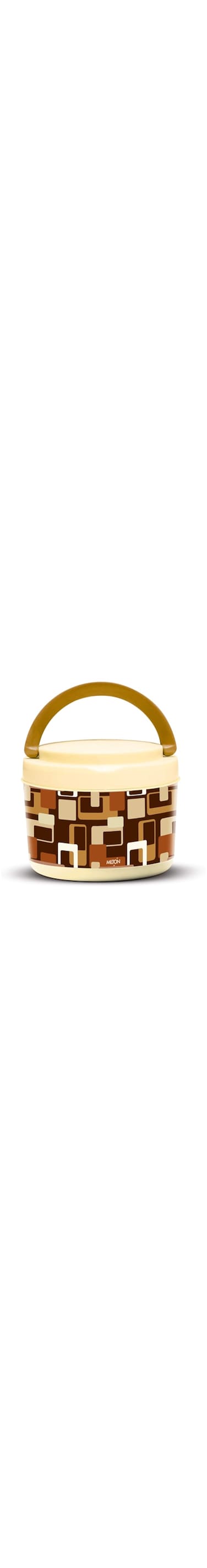 MILTON Big Bite Insulated Inner Stainless Steel Tiffin Box with Additional Plate and Handle, Assorted colors 900 ml